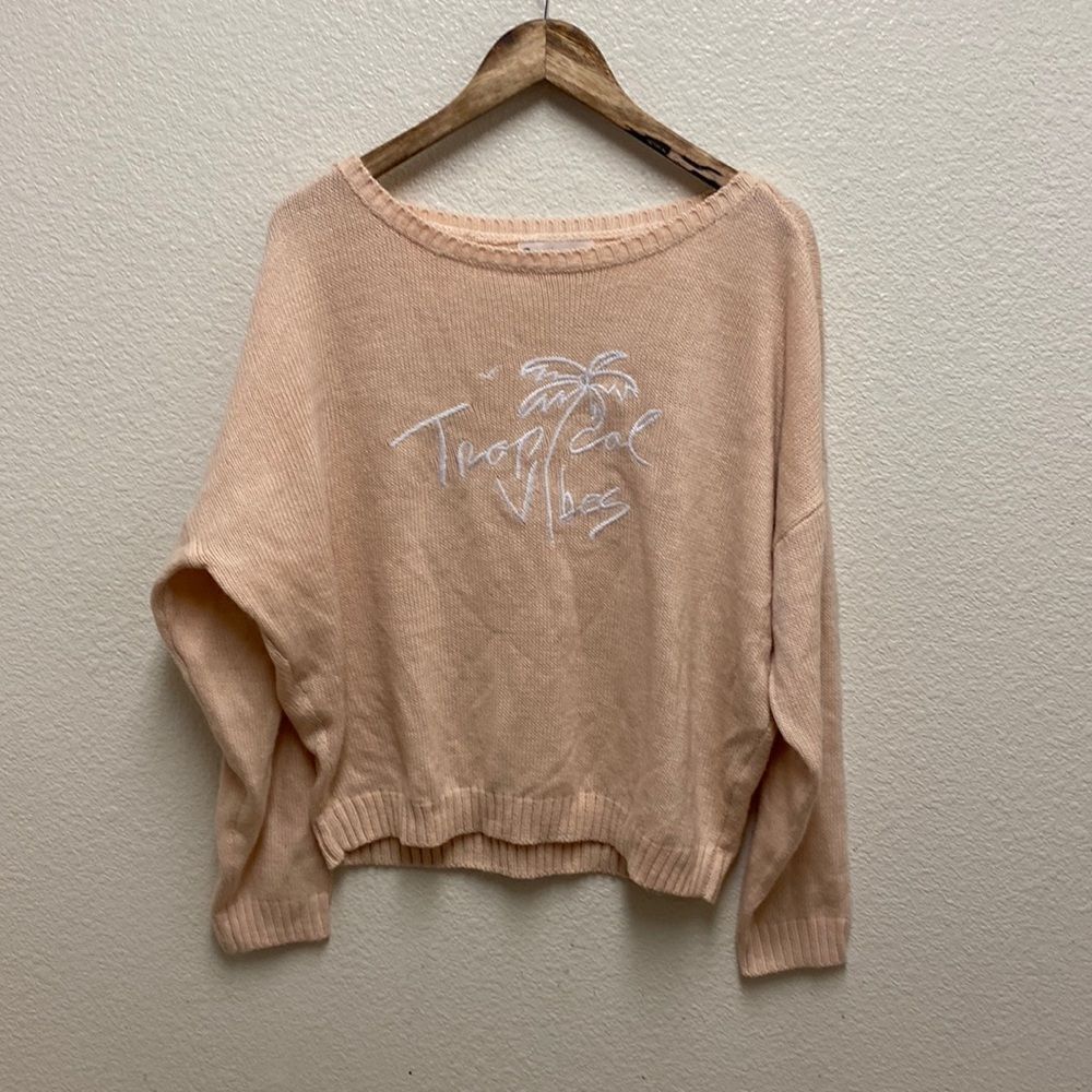 Beachly x Goldfish Kiss Tropical Vibes Sweater XL - Picture 1 of 5